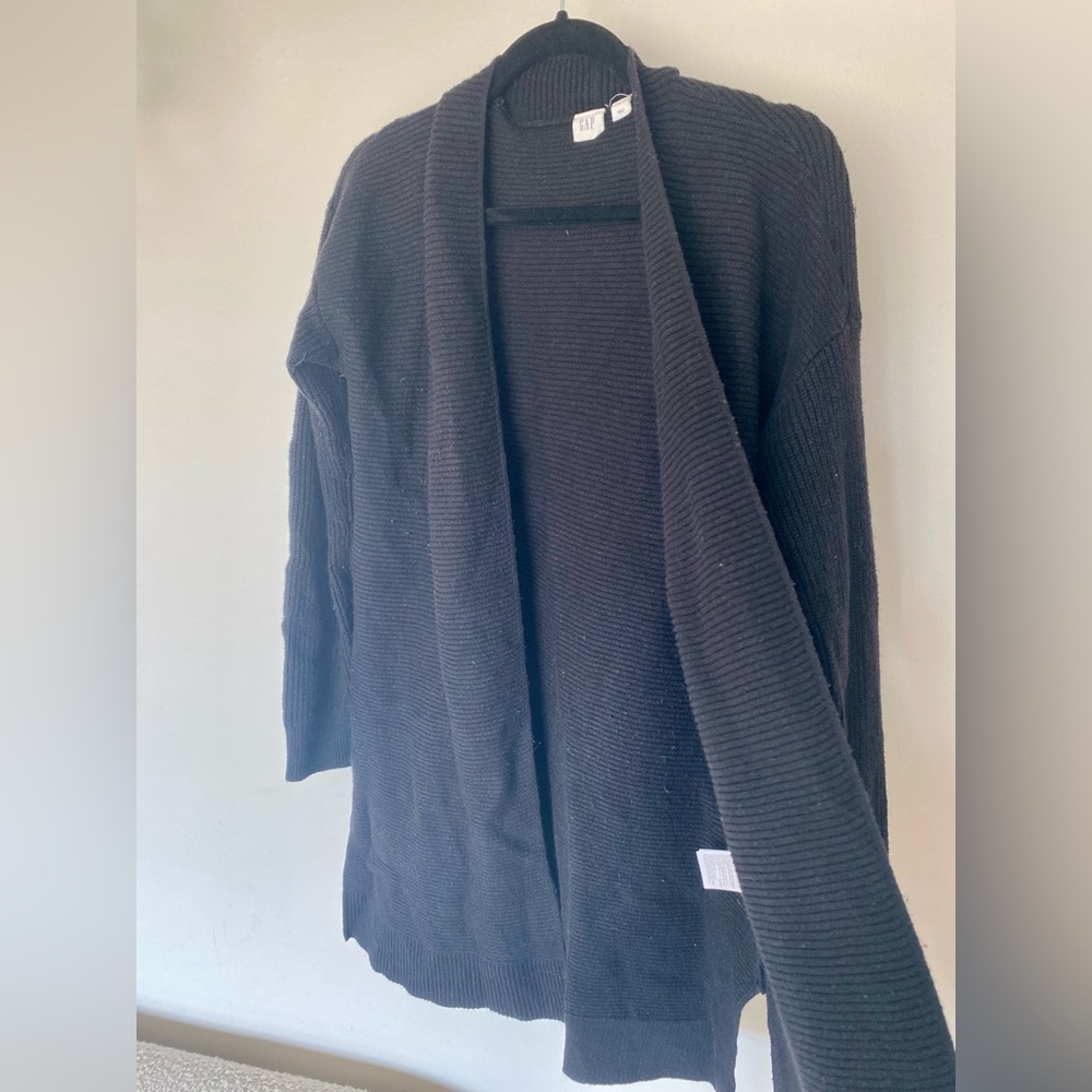 Gap Black Open Knit Cardigan